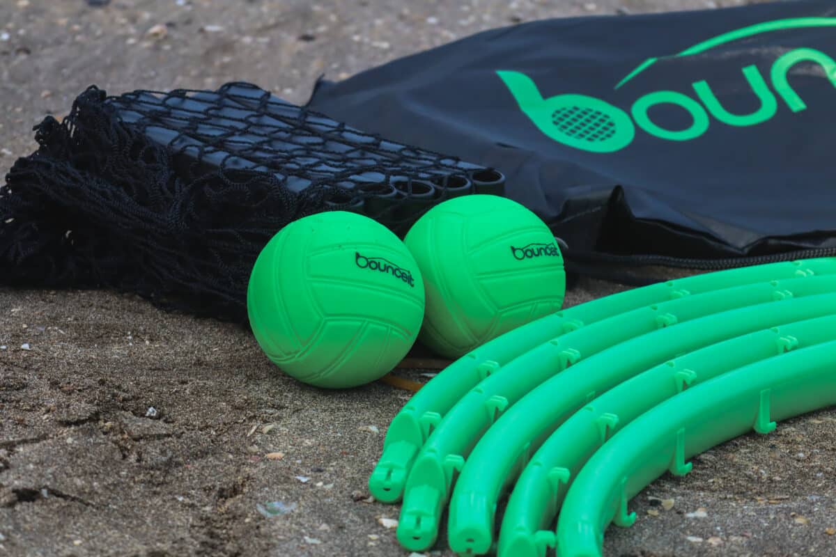 Set Roundnet Bounce It - Pelotas oficiales y bomba de aire incluidas